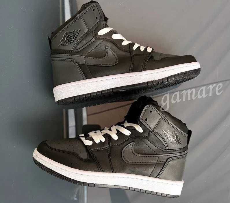 air jordan 1 mid czarne buty nike air jordan nike za kostke sportowe