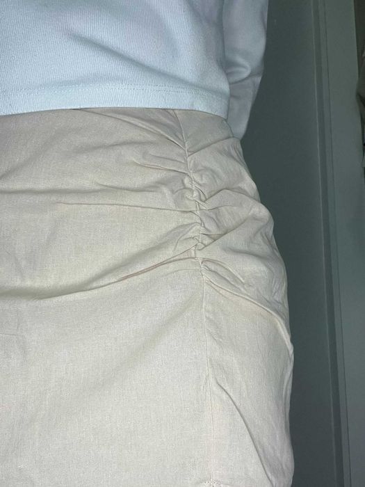 Linen-style skirt, size 38, never worn!64551992760705123