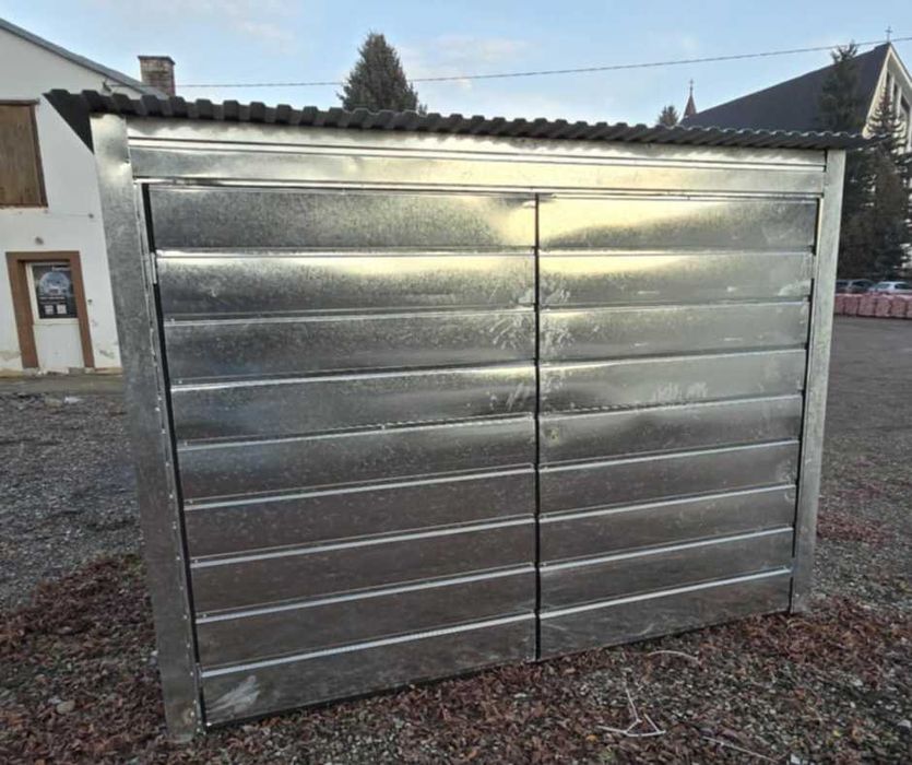 Garaż Blaszany Ocynk 3x5 4x6 6x6 6x5 4x5  -Wzmocniona Blacha PRODUCENT