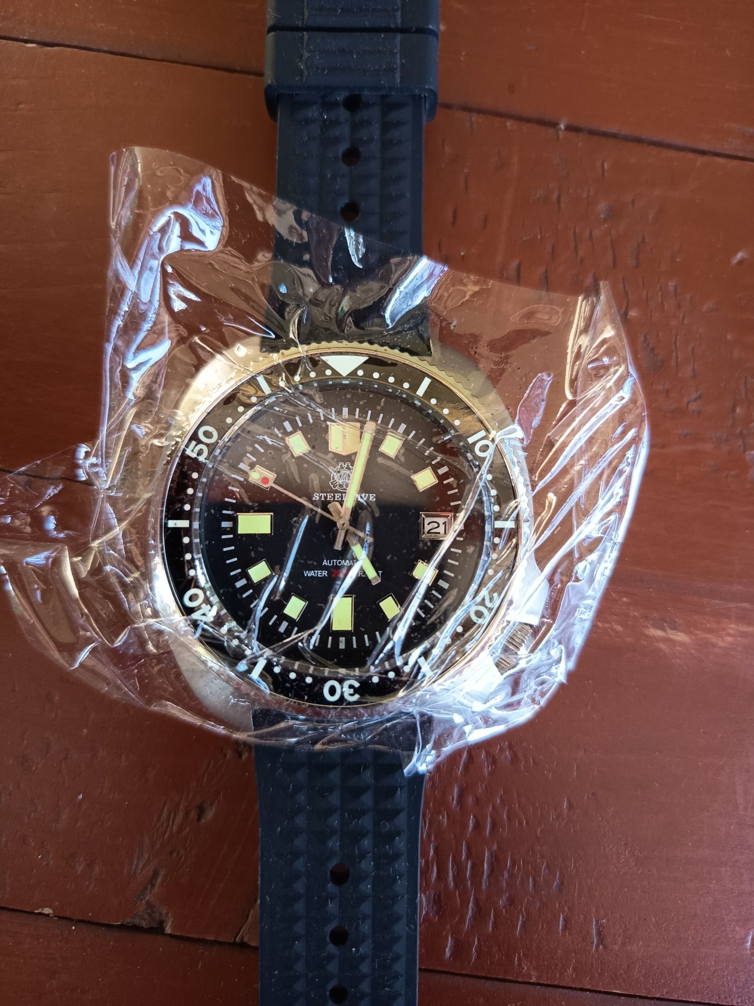 Zegarek Steeldive Automatic Diver nowy, automat, 200m