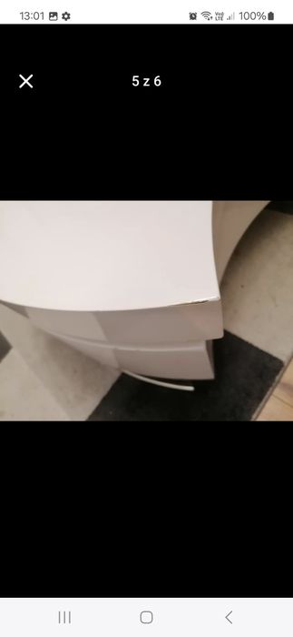 Stolik kawowy  biały