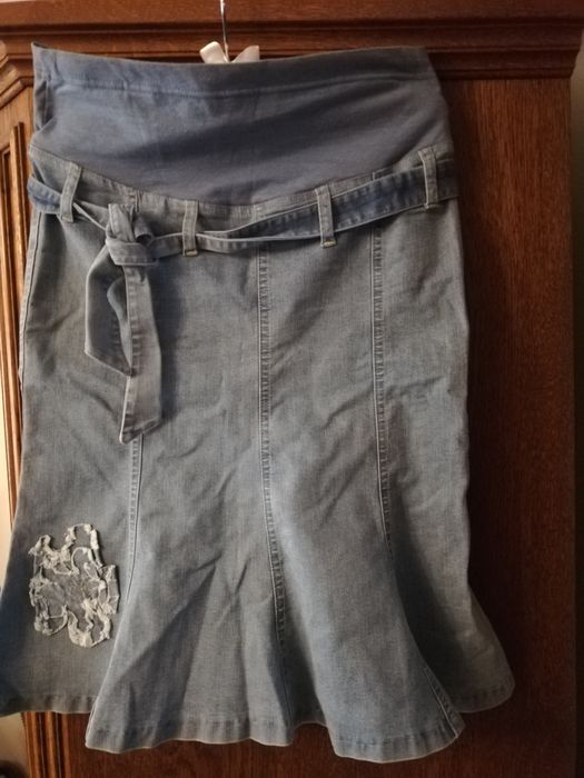 ciążowa spódnica jeansowa