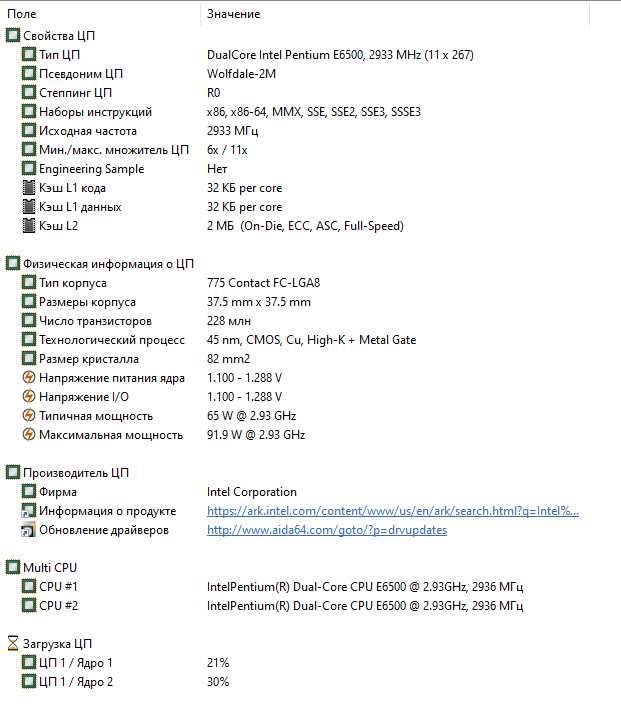 Комплект 2-а ядра  Intel® Pentium® E6500/Asus P5B/ 4 Gb DDR2