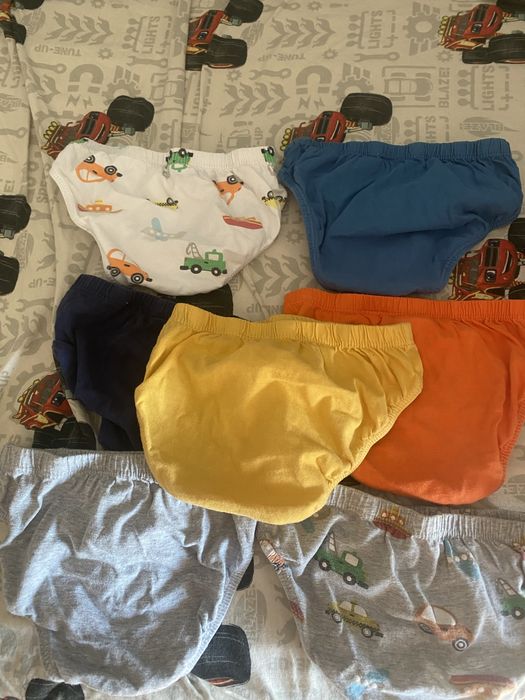 Zestaw 7 par majtek chlopiecych