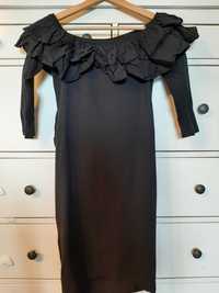 Czarna sukienka ciążowa mini H&M Mama, rozmiar  S