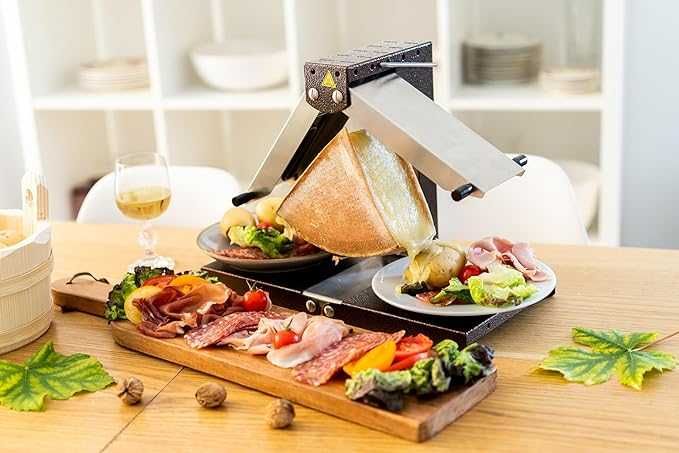 Raclette grill elektryczny do sera LOUIS TELLIER BREZ01BA czarny