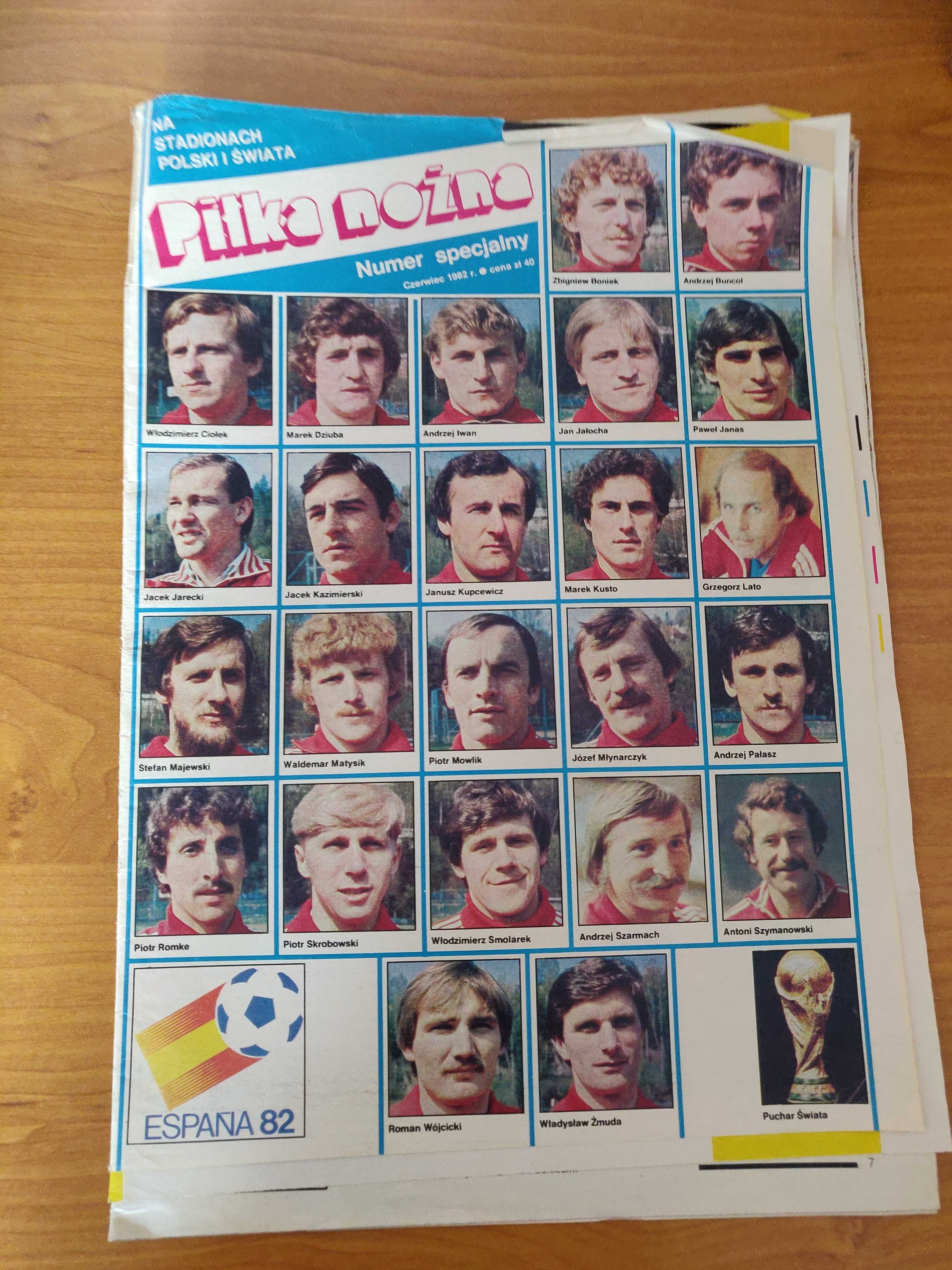 Czasopismo Piłka Nożna Mistrzostwa świata 1982