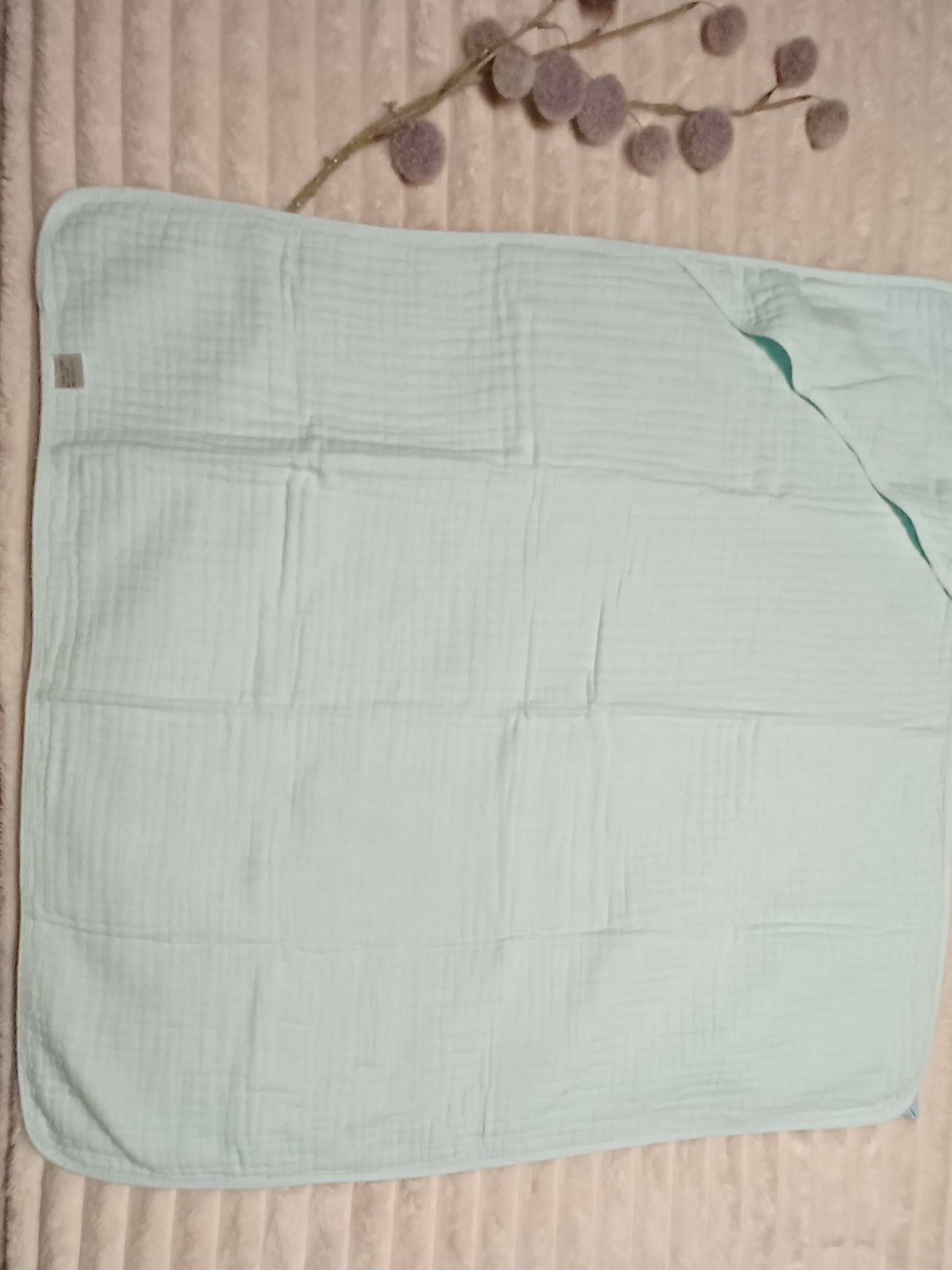 2 x ręcznik niemowlęcy 80x80.