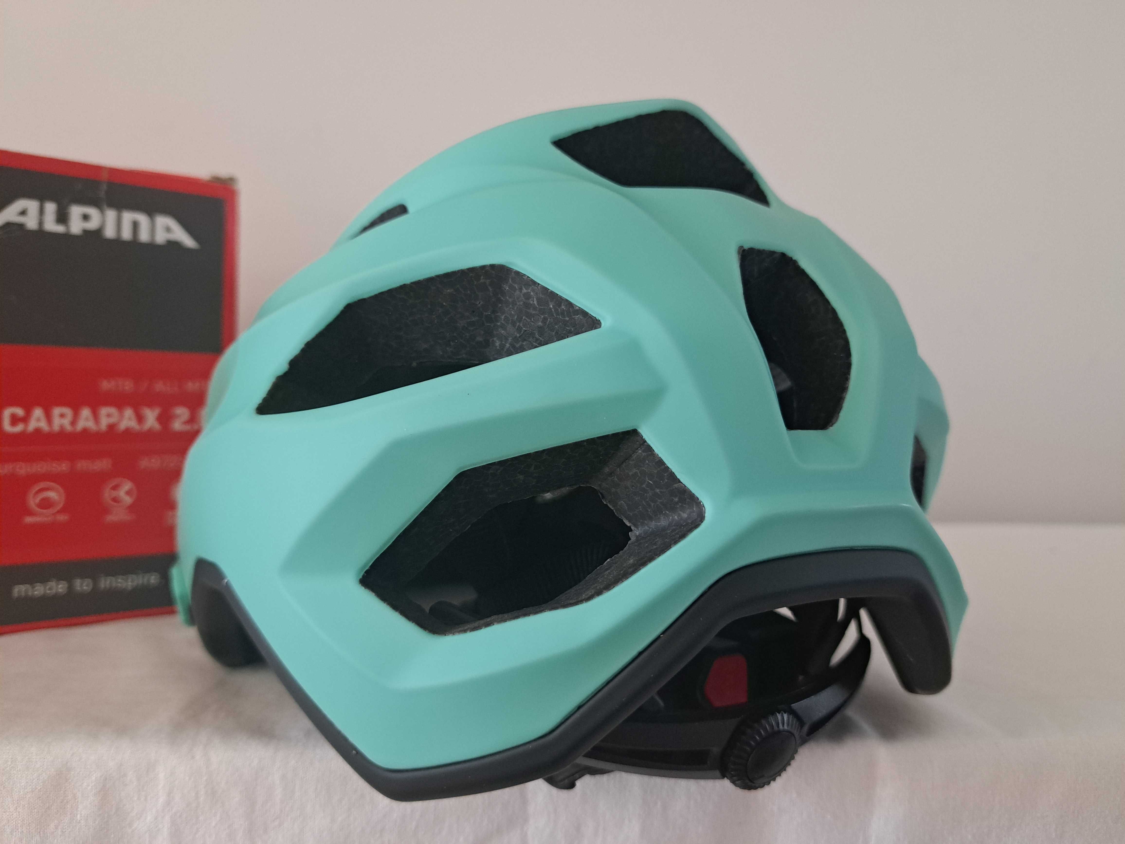 Kask rowerowy Alpina Carapax 2.0 Turquoise Matt M 52-57cm