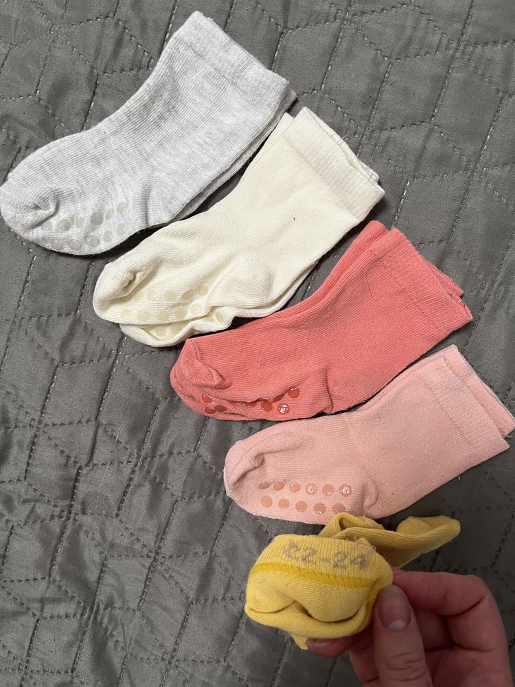 Шкарпетки літні для дівчинки гольфи білі набір носочків