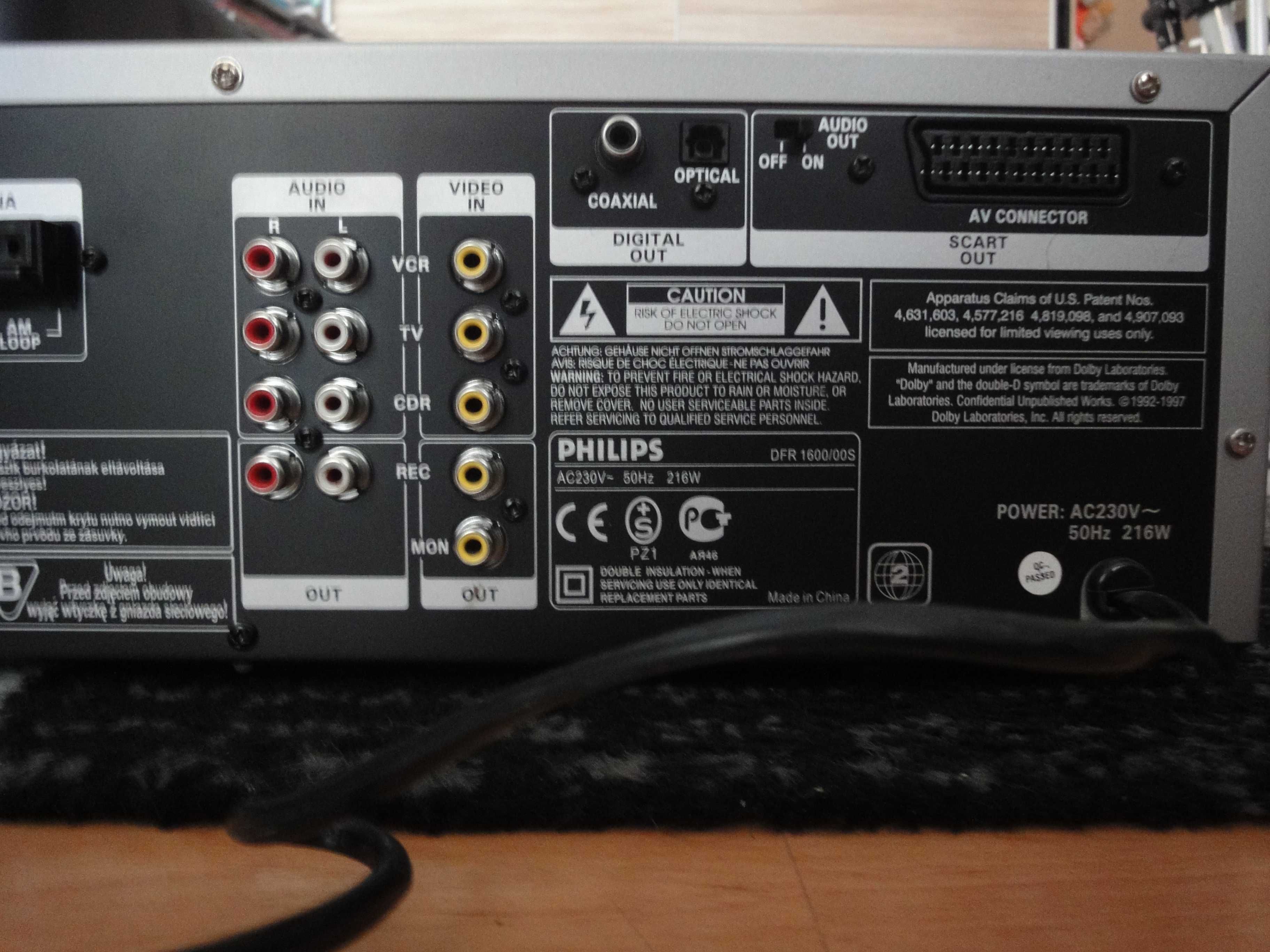 Amplituner kina domowego philips-uszkodzony