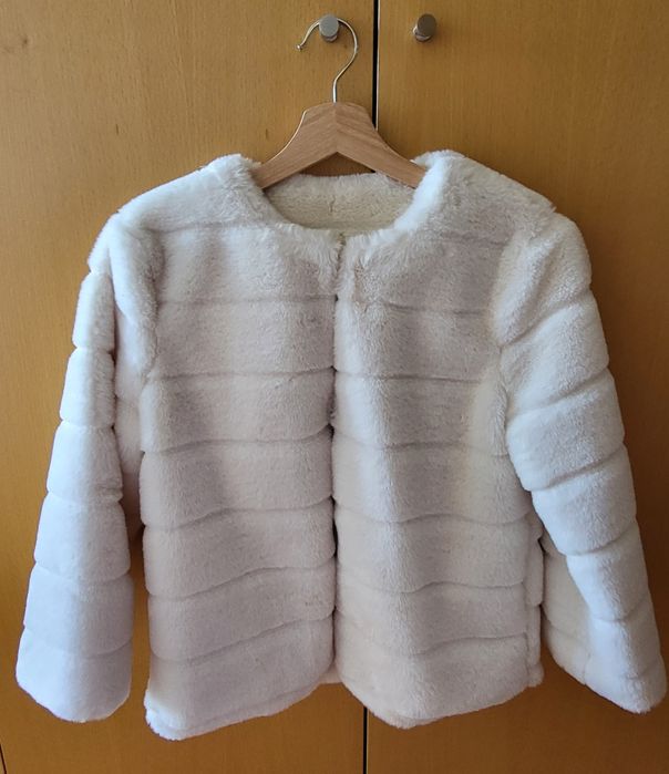 CASACO De Pelo  Branco