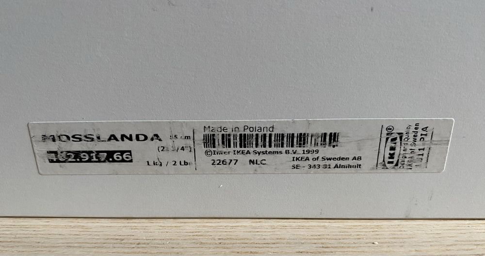 Polka IKEA Mosslanda 55cm