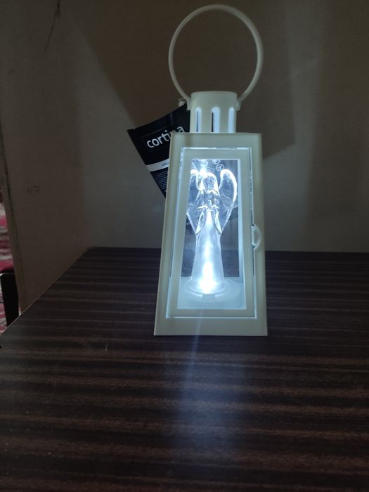 Latarenka LED kortina anioł