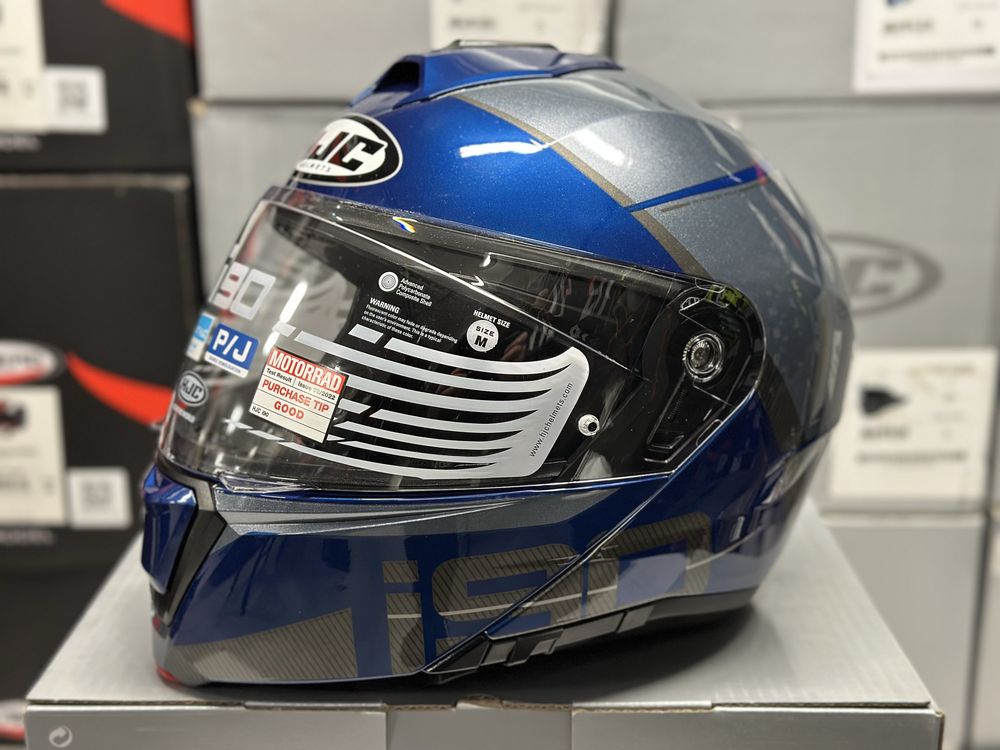 Szczekowy Kask motocyklowy HJC i90 MAY rozmiar M, Pinlock, Blenda!