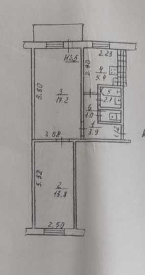 Заболотного/Добровольского, жилая 2 комнатная квартира