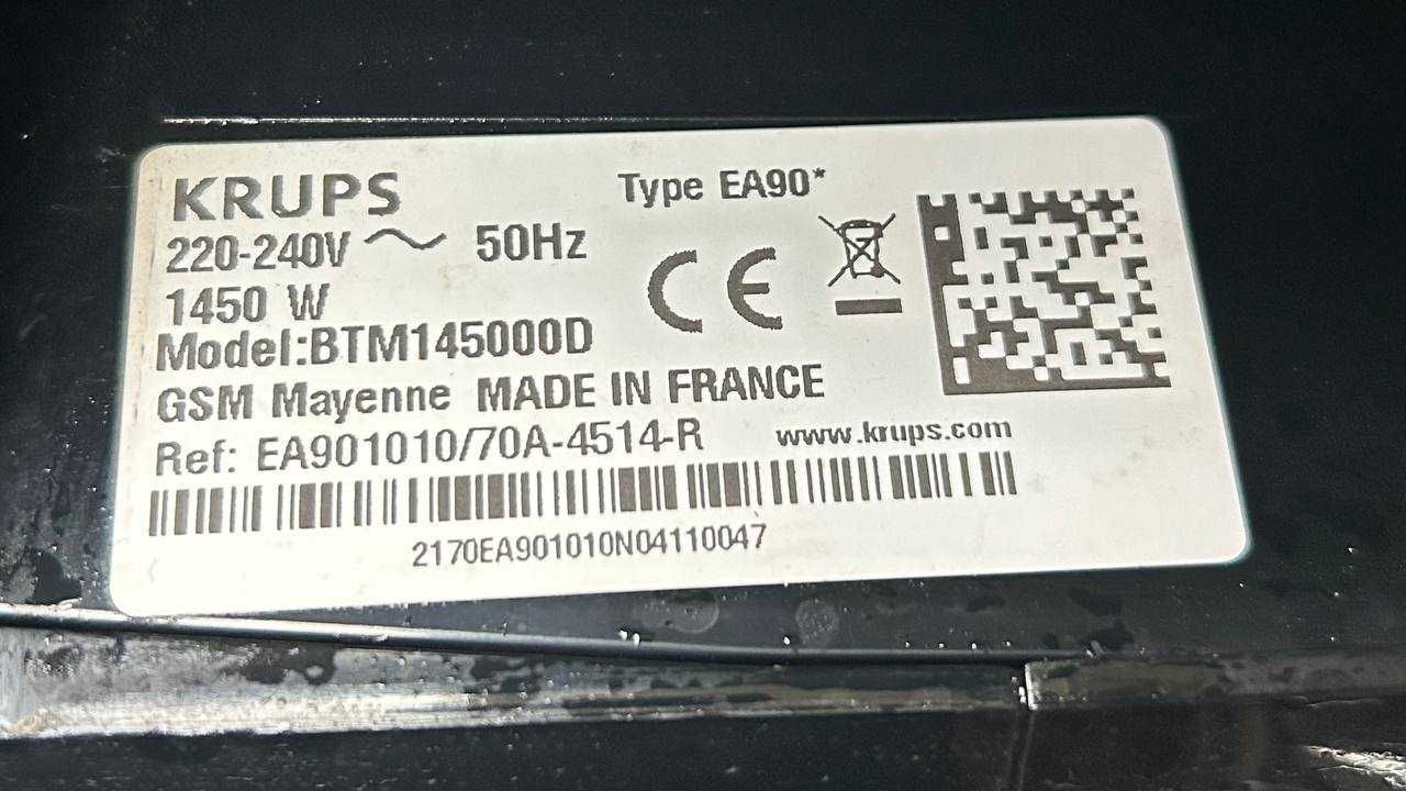 Преміум Кавоварка KRUPS EA9010 з екраном