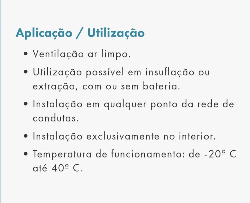 Exaustão casa de banho