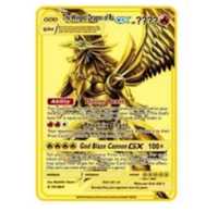 Metalowa karta pokemon dragon Ra GX