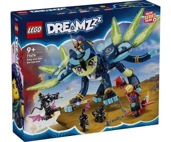 Конструктор LEGO DREAMZzz Зої та кот-сова Зіан (71476)