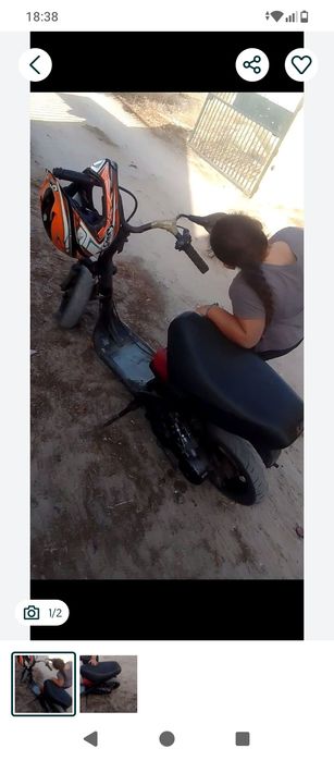 Vendo mota SYM 50cc