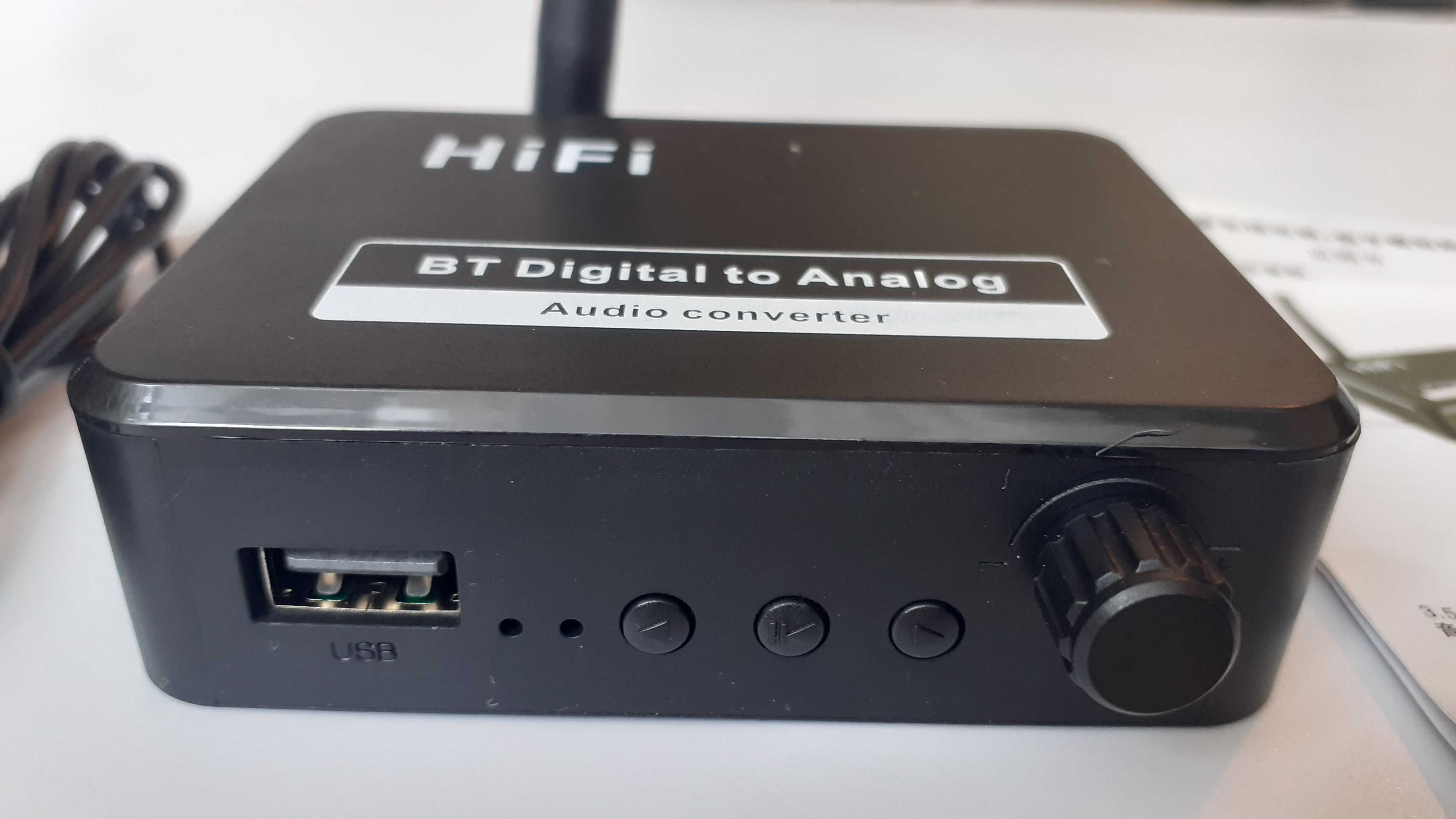 DAC z bluetooth  z portem USB przetwornik cyfrowo analogowy KABLE