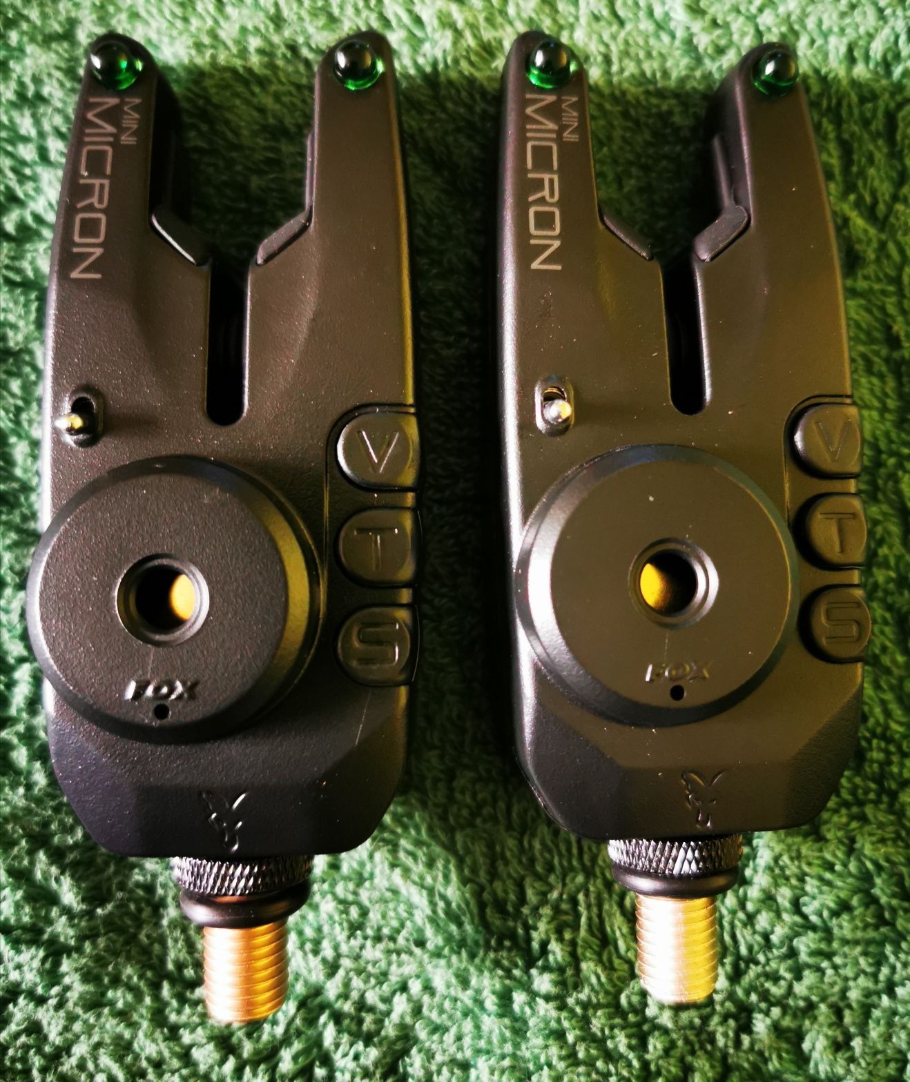 Sygnalizatory Fox Mini Micron zielone 2szt