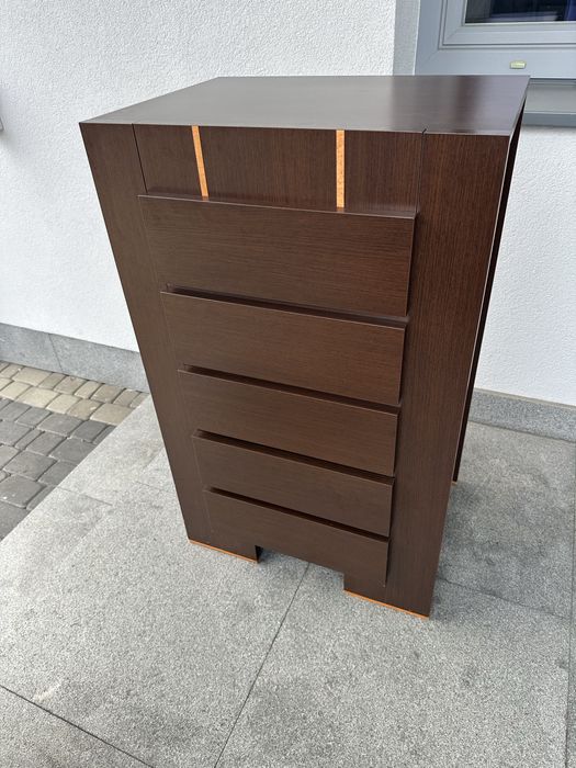 Komoda wysoka modern home wenge