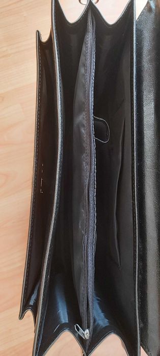 Męska aktówka skóropodobna, teczka A 4