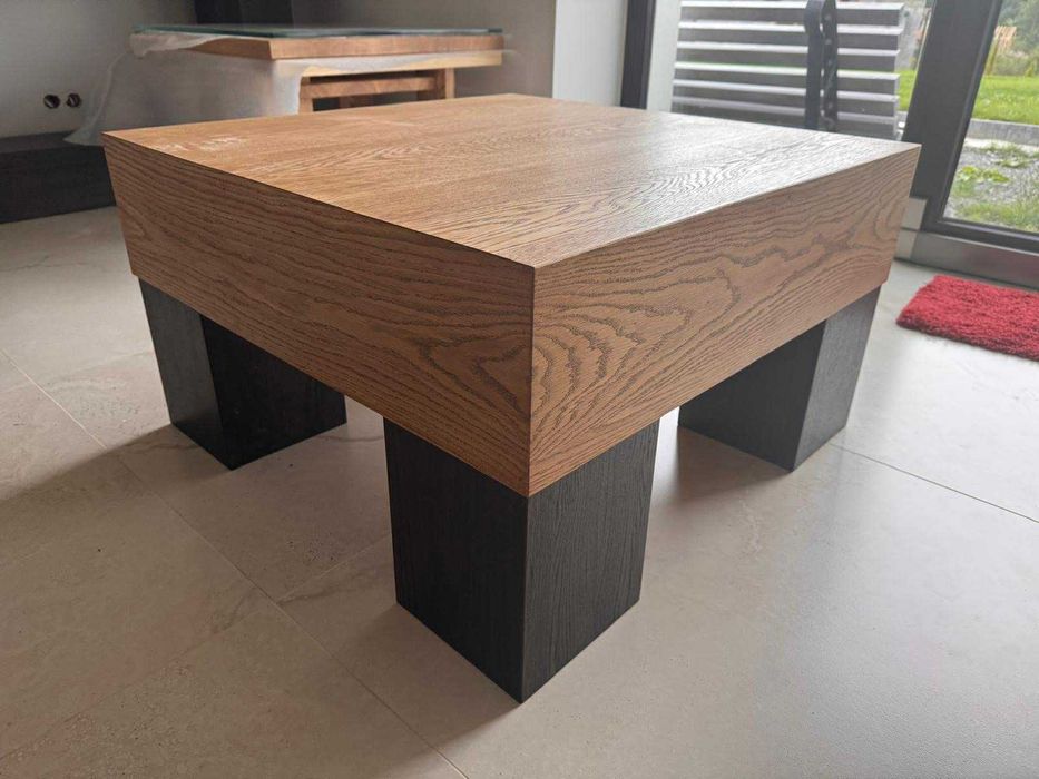 Dębowy stolik kawowy