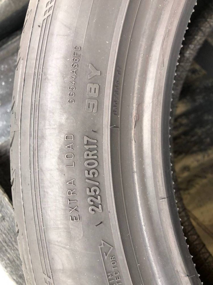 Шини 225/50 r17 Goodyear Літо 2шт 2020р (447)