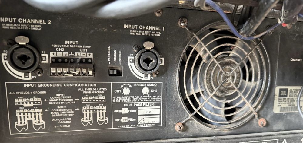 amplificador JBL MPX1200