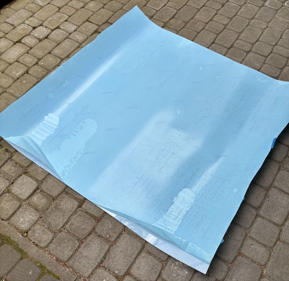 Arkusz plexi 128x126 cm z folią | Gdynia Orłowo