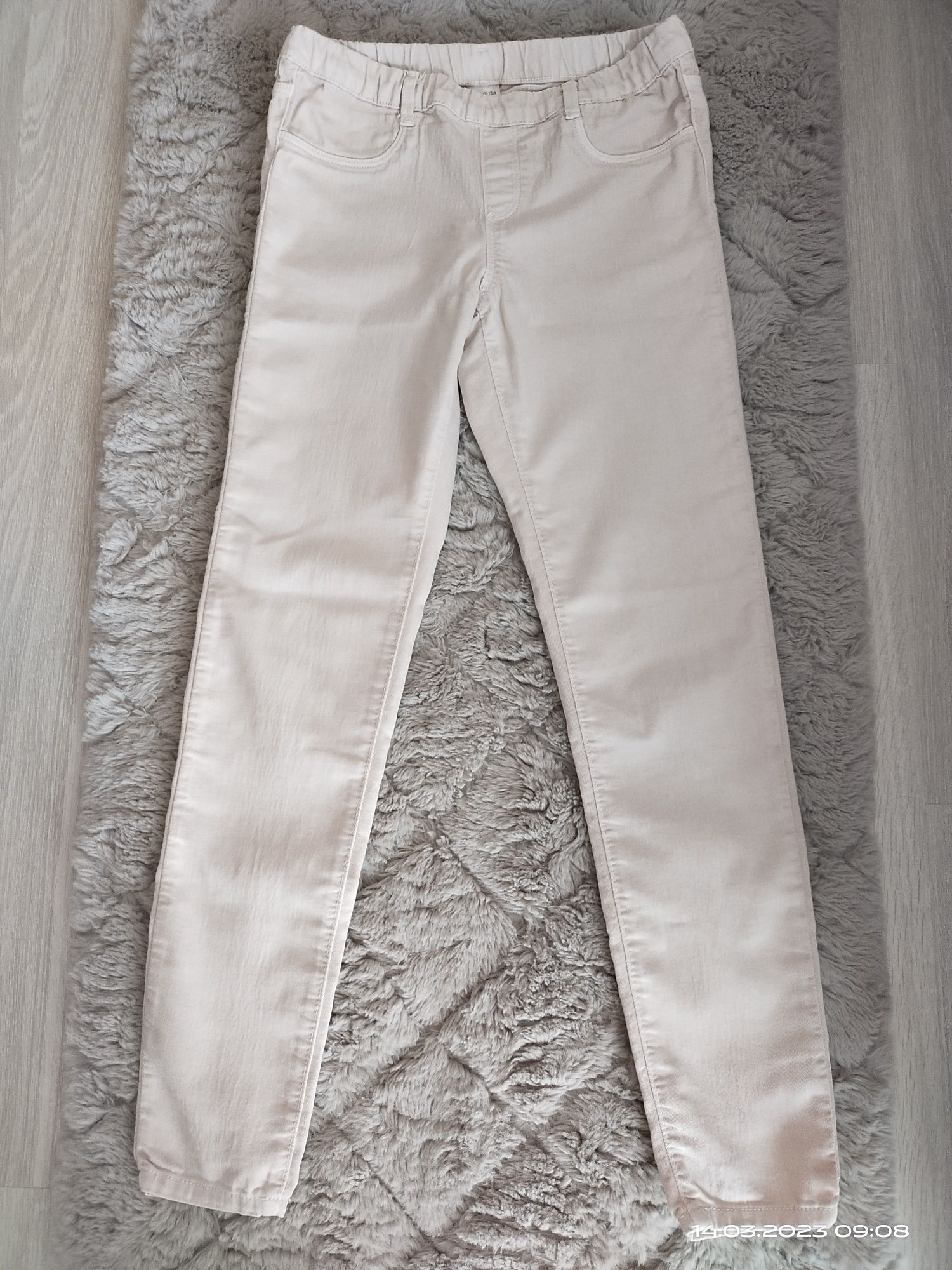 Spodnie jegginsy, jeansy rurki Zara 164