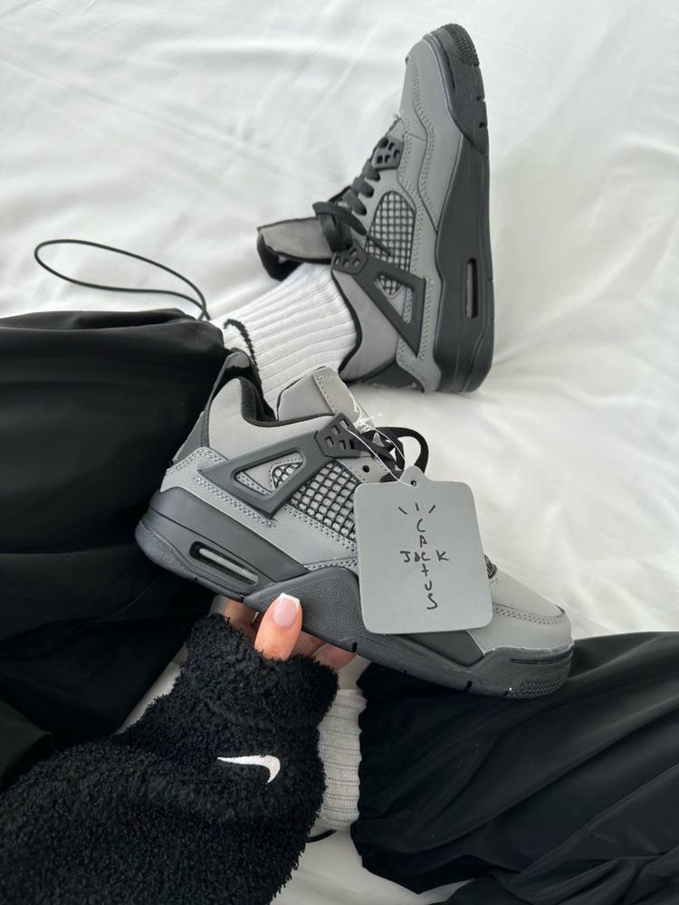 Buty Nike Air Jordan 4 x Cactus Jack grey