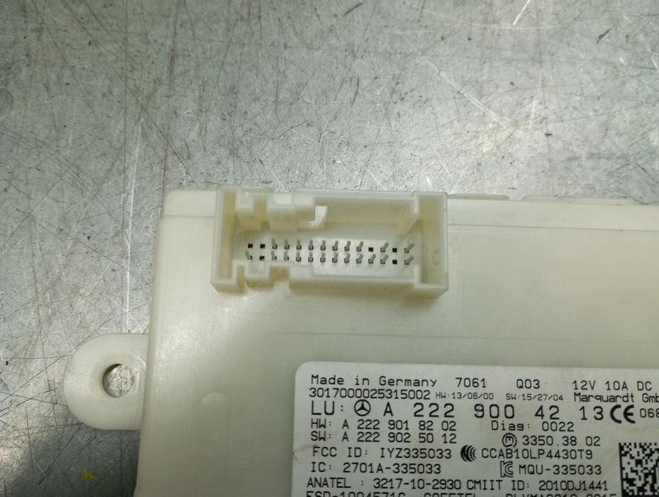 Centralina do fecho central MERCEDES-BENZ GLC Coupé (C253)