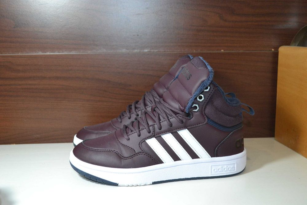 adidas hoops 30 зимние 38.5р кроссовки хайтопы ботинки оригинал термо