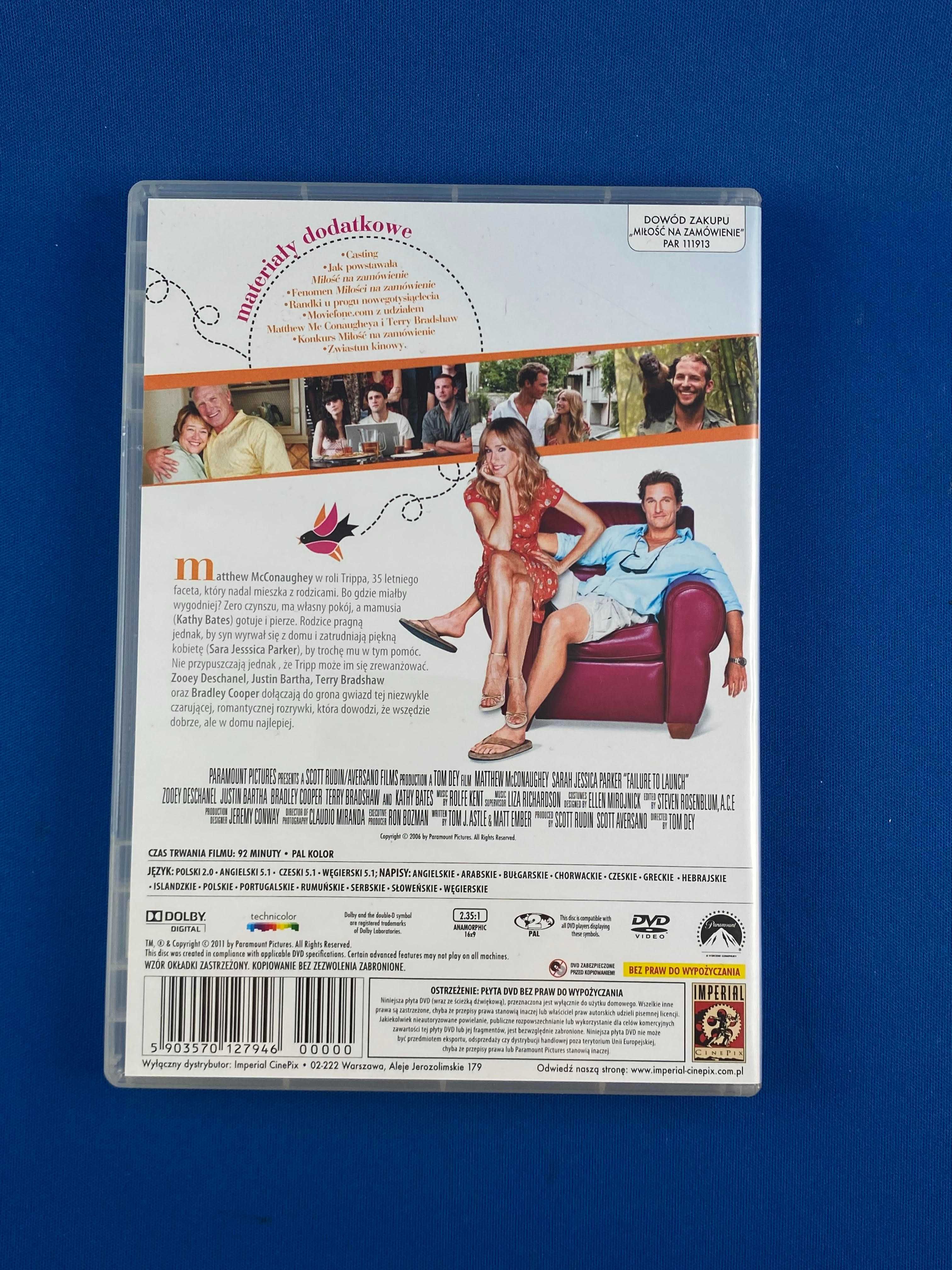 Płyta DVD Miłość na Zamówienie