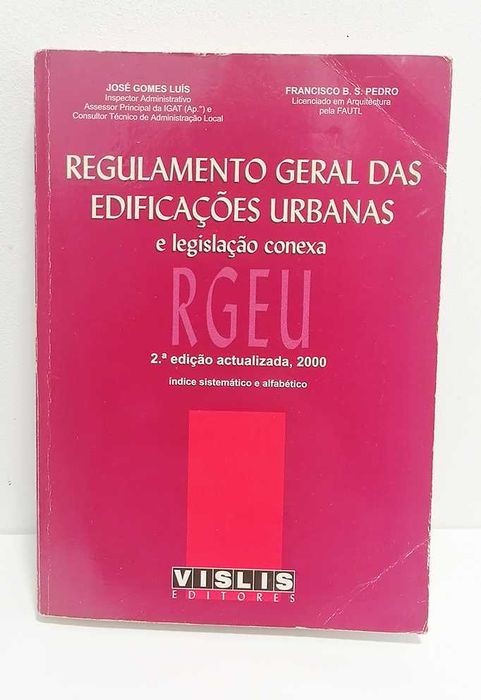 Regulamento Geral das Edificações Urbanas e legislação conexa