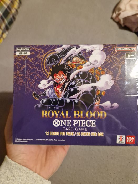 One Piece Card Game OP-10
Royal Blood Booster Box
Por abrir