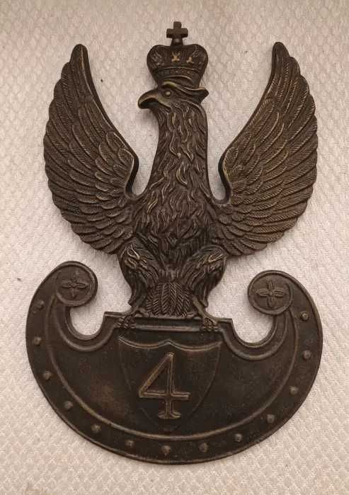 CENA ZA DWA orły legionowe 3. i 4. pułku piechoty DUŻE 17,5 x 11,5 cm
