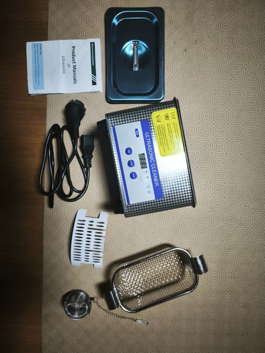 Máquina limpeza ultrasons 0.8L