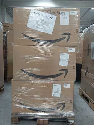 Gigantyczna paleta amazon 220 cm zwroty konsumenckie klasa A/B