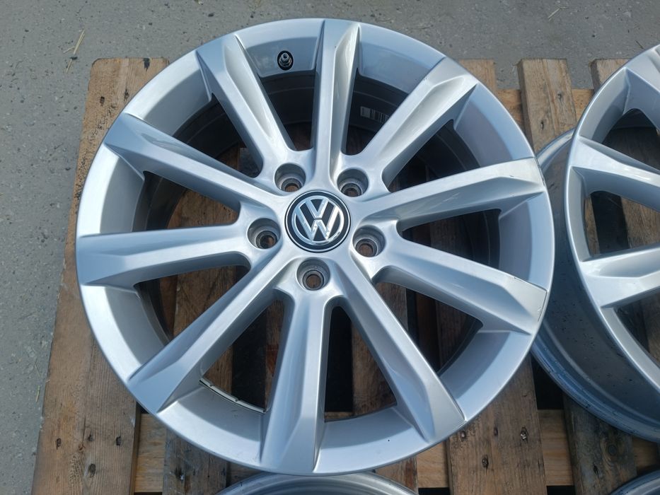 Легкосплавні диски 5 112 R17 Фольксваген титани Р17