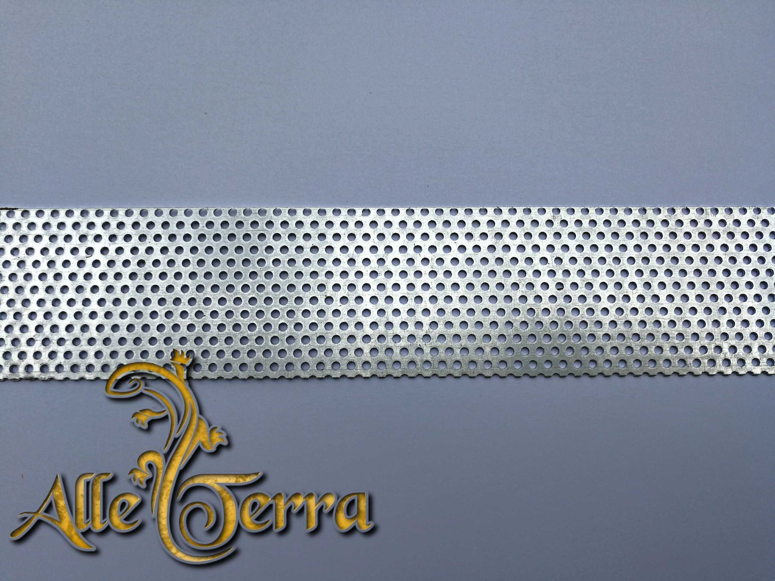 Aluminiowa blacha perforowana wentylacja do terrarium 50 cm.