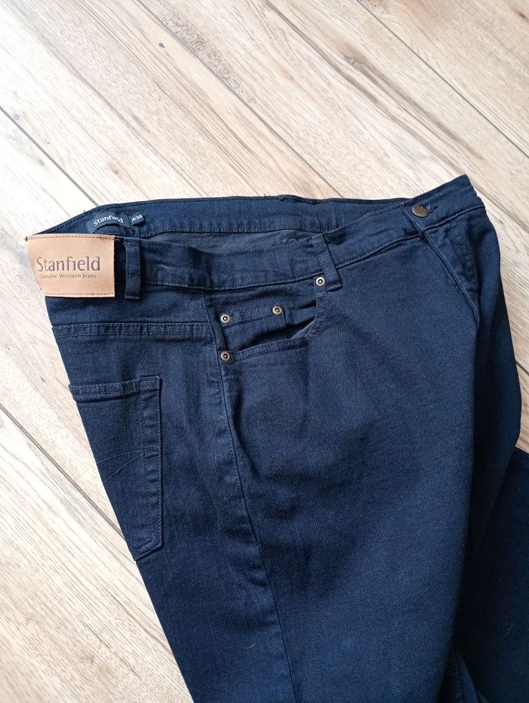 Stanfield męskie czarne jeansy pas ok 94 185