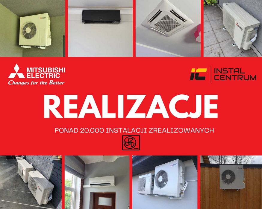 Klimatyzacja KAISAI ECO 3,5 kW do 40 m2 z MONTAŻEM, Cała POLSKA