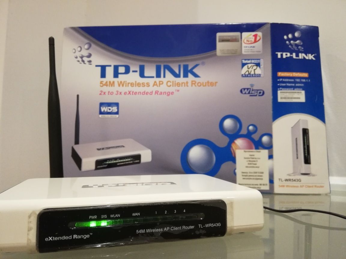 Router TP-LINK TL-WR543G