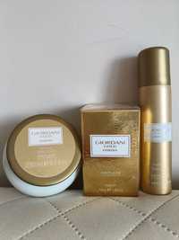 Zestaw Giordani Gold Essenza Oriflame: perfumy+balsam+spray.Nowe,folia