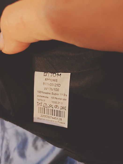 Garnitur Bytom wełna 100% 110's